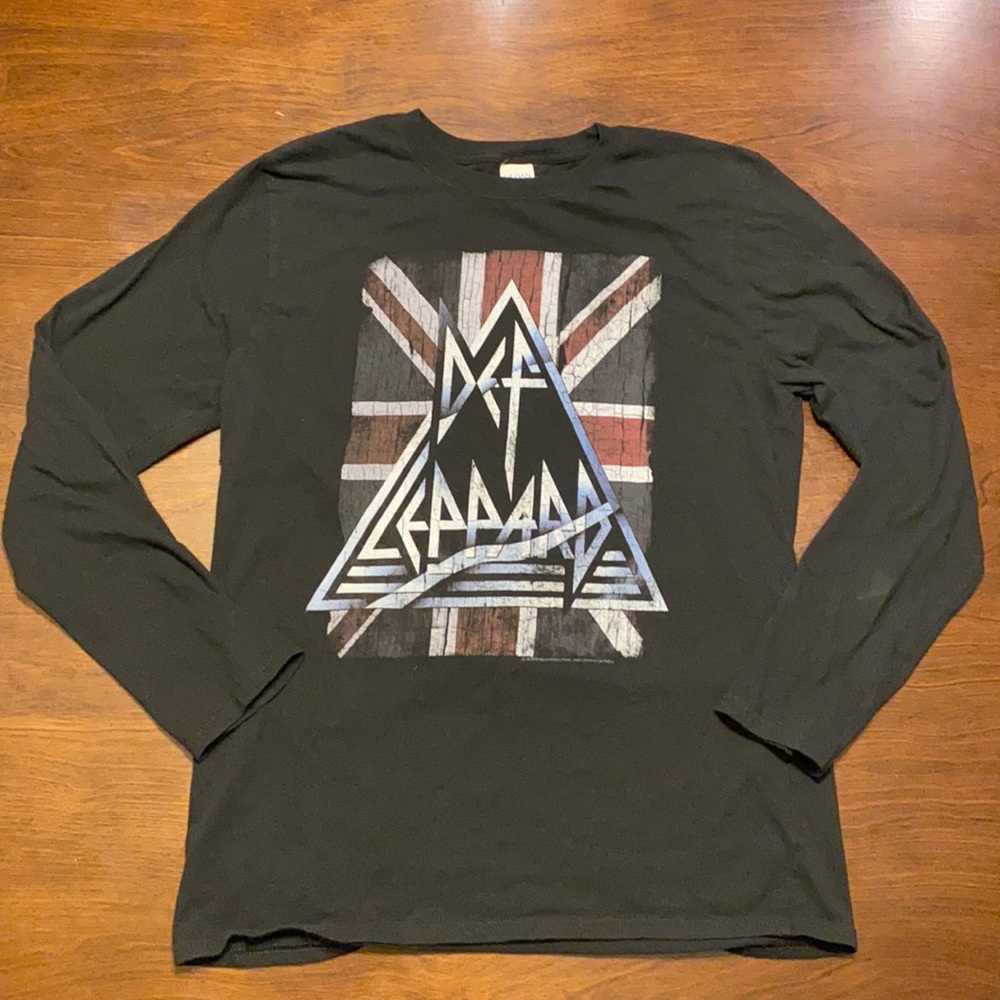 Retro Def Leppard Long Sleeve Tee